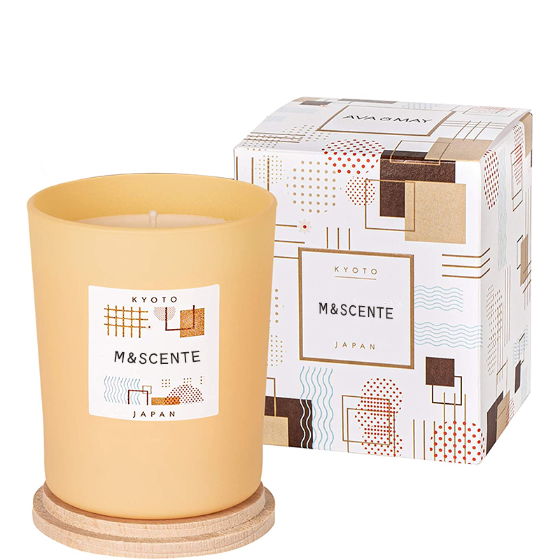 M&Scent가 소속된 개인 라벨로 제작된 컬러 향이 나는 소이왁스 시크한 양초