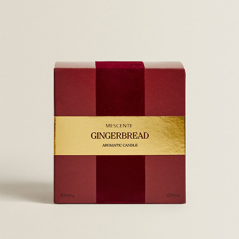 M&Scent 럭셔리 3 심지 양초 개인 브랜드 블랙 매트 유리 향초