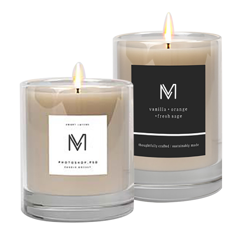 M&Scent 도매 공장 직접 고급 개인 브랜드 소이왁스 향초 도매 상자가 포함됩니다