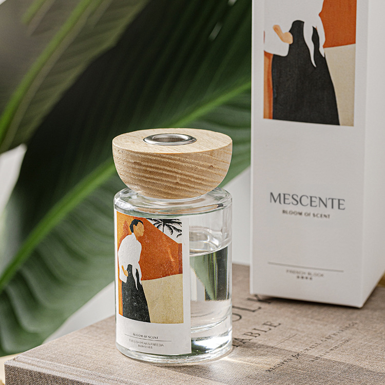 M&Scent 도매 개인 브랜드 유리병 스틱 리드 디퓨저 세트(스토퍼 포함)