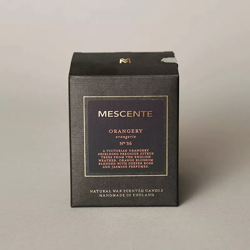 M & Scent 도매 새로운 고급 컬러 개인 라벨 크리스마스 크리스탈 꽃병이 있는 Kerzen 향기로운 간장 캔들