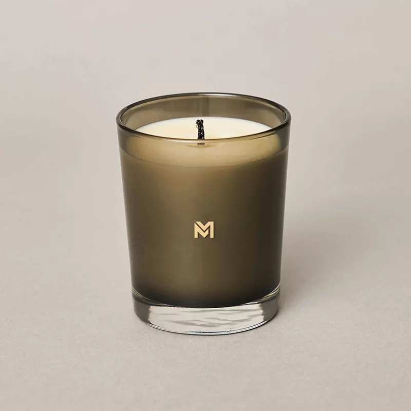 M & Scent 도매 새로운 고급 컬러 개인 라벨 크리스마스 크리스탈 꽃병이 있는 Kerzen 향기로운 간장 캔들