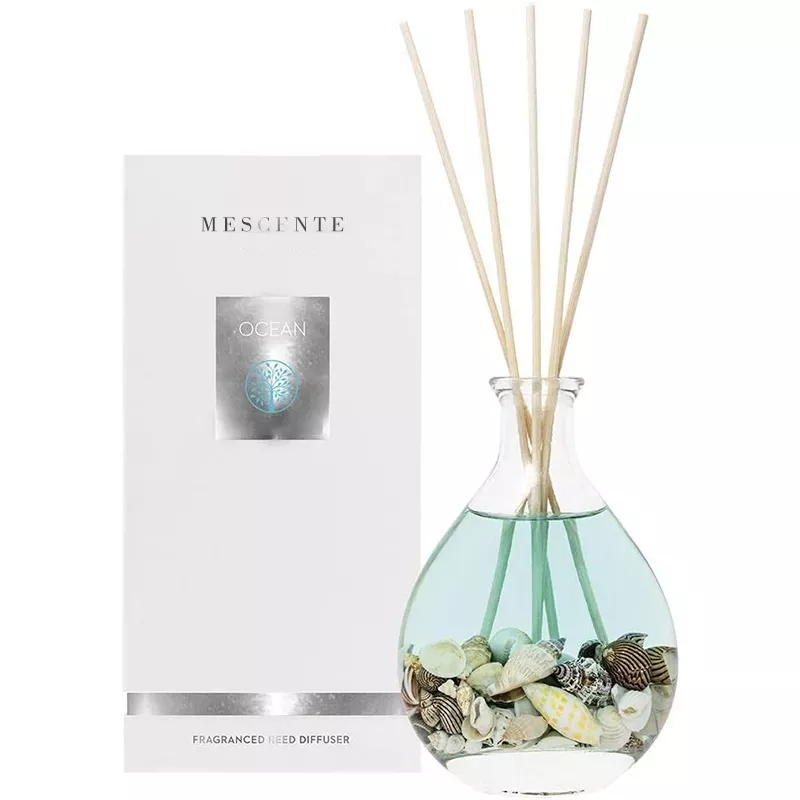 M&Scent 도매 고급 개인 브랜드 유리병 등나무 스틱 리드 디퓨저 세트(스토퍼 포함)