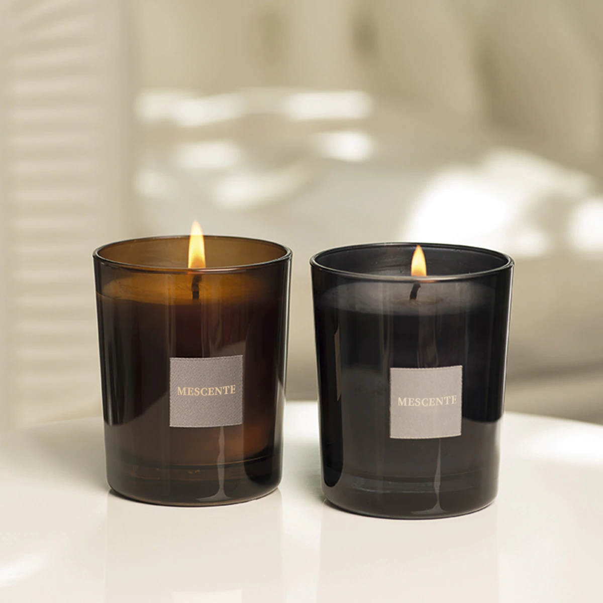 M&Scent Personalisieren Grab Klein Box Mit Klar Nicht Tropfende Kerzen Herzform Beton 캔들
