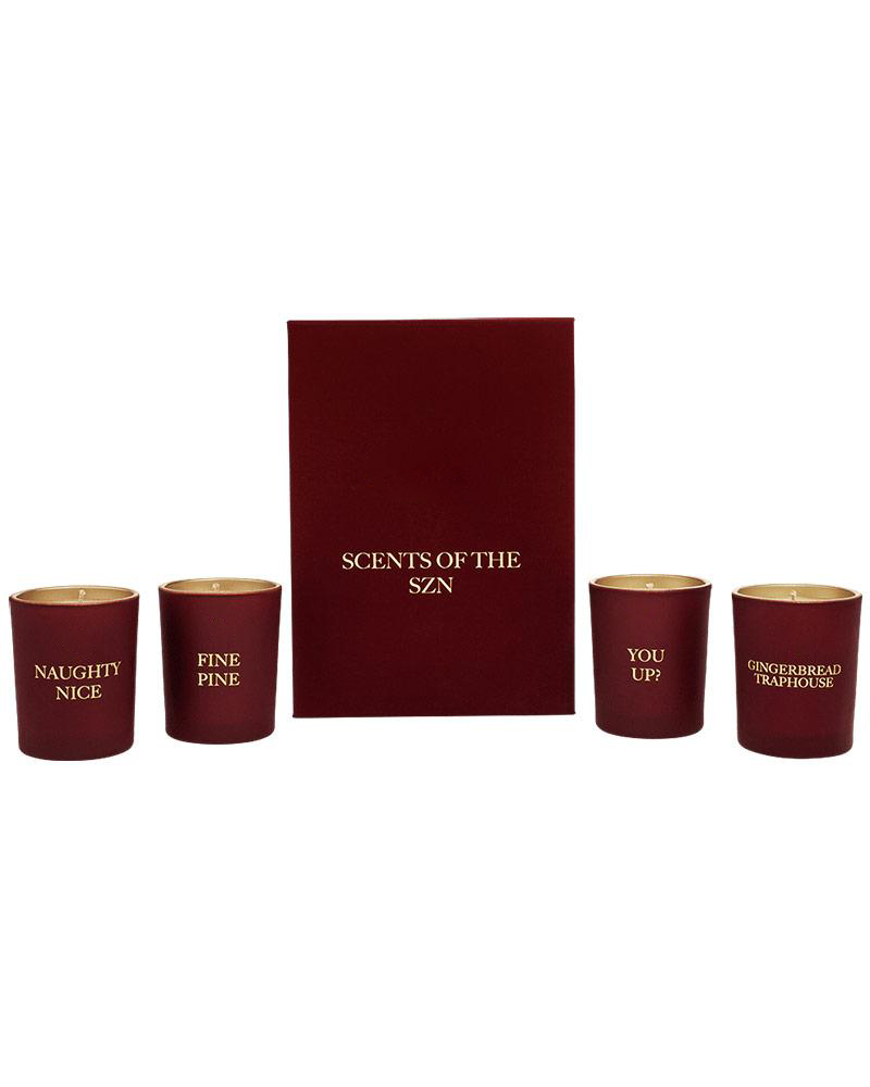 M&Scent 럭셔리 향수 브랜드 홈 데코 아로마 향초 선물 세트 4개