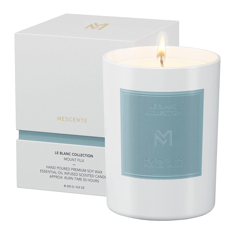 M&Scent 고급 고급 유리병 크리스마스 향테라피 소이왁스 양초 세트