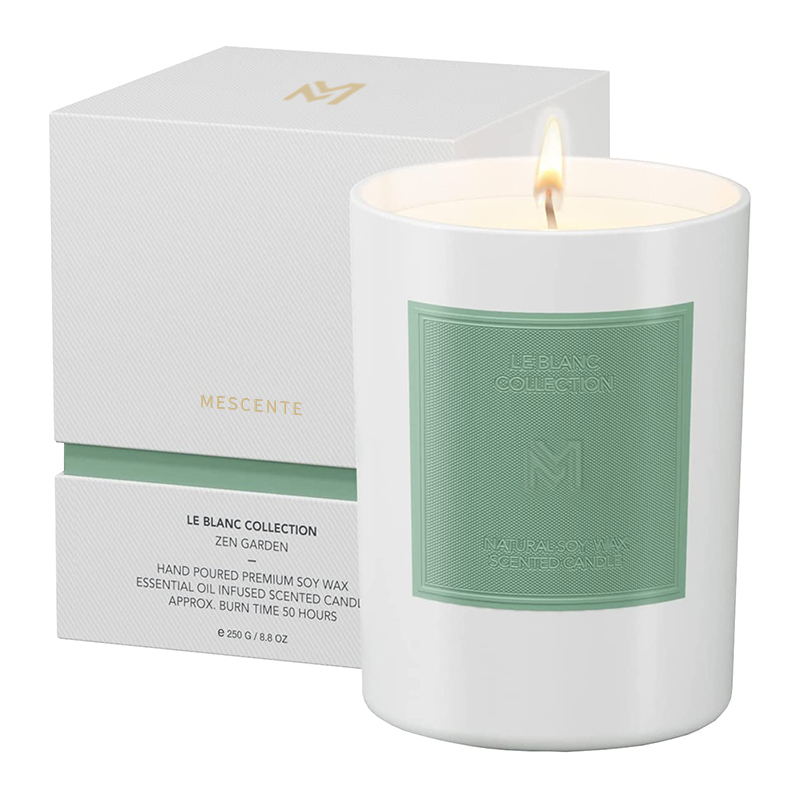 M&Scent 고급 고급 유리병 크리스마스 향테라피 소이왁스 양초 세트