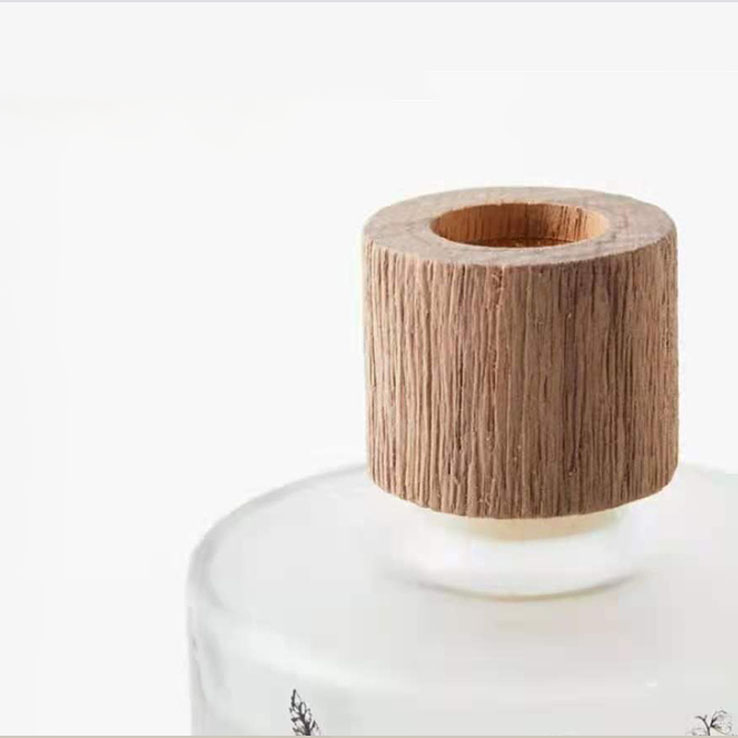 M & Scent 고품질 사용자 정의 장식 호박 유리 불면 투명 꽃 향료 보호