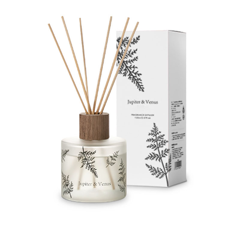 M & Scent 고품질 사용자 정의 장식 호박 유리 불면 투명 꽃 향료 보호
