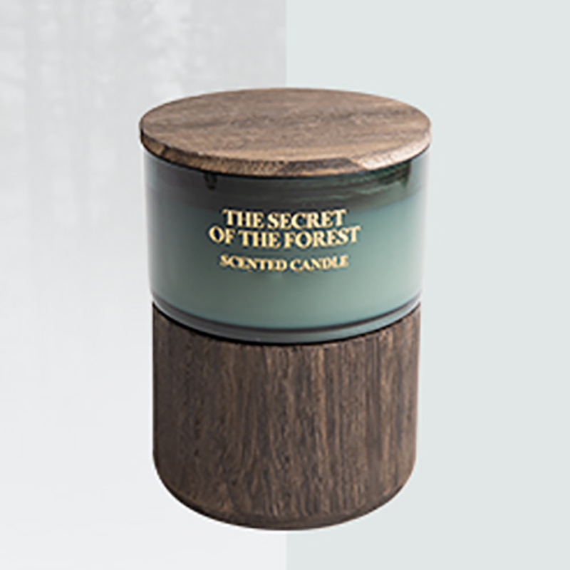 M&Scent가 유리병에 많이 주문 크리스탈이 포함된 향이 나는 소이 왁스 캔들