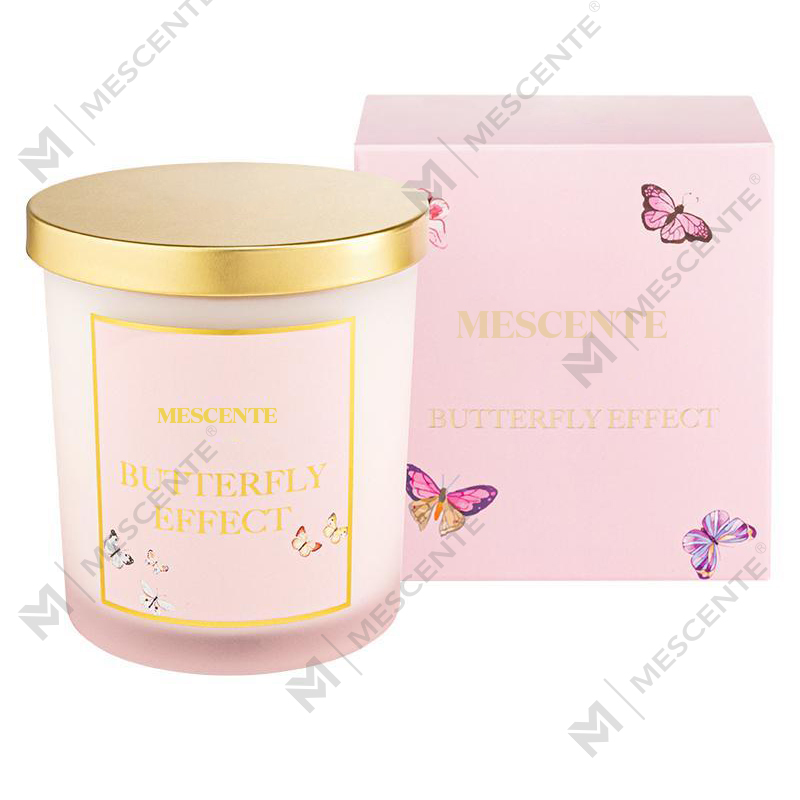 M & Scent 도매 새로운 고급 맞춤형 개인 라벨 크리스마스 크리스탈 항아리 뚜껑이 있는 Kerzen 향기로운 간장 캔들