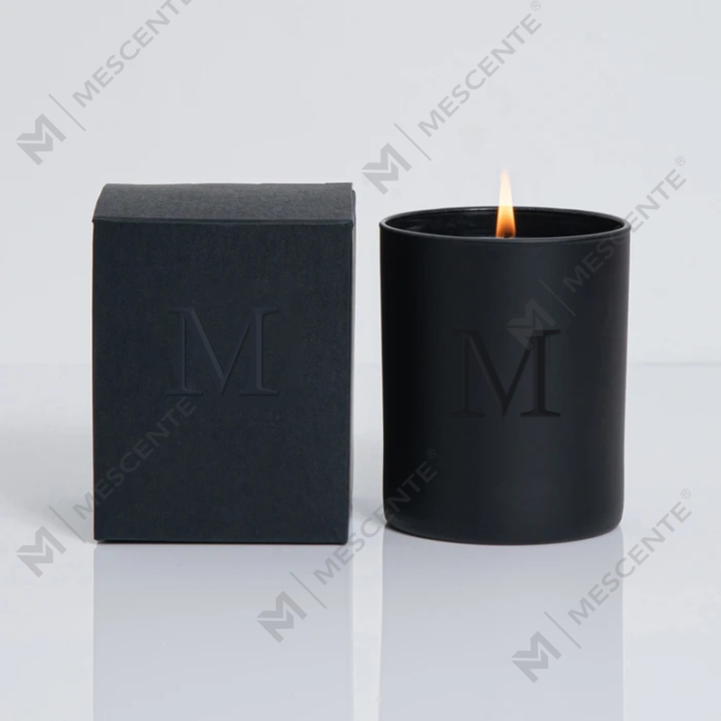 M&Scent 크리스탈이 포함된 도매 럭셔리 블랙 독특한 항아리 결혼식 장식 향기로운 간장 양초