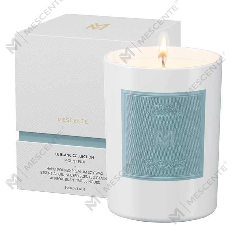 M&Scent 도매 맞춤형 럭셔리 블랙 유리병 크리스마스 아로마테라피 소이 왁스 양초 세트