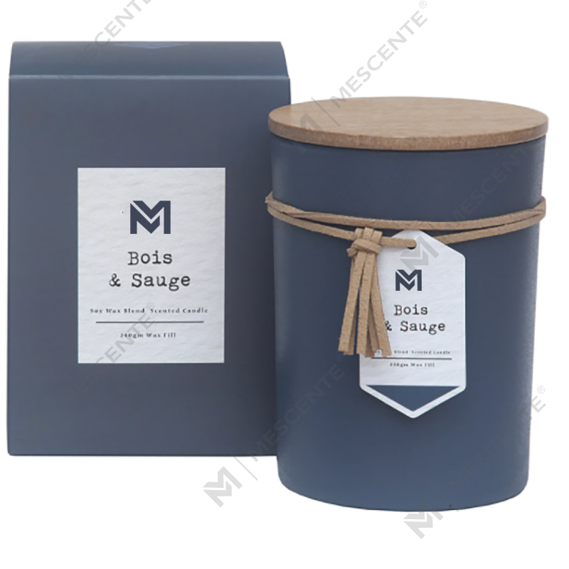 M&S 향기 도매 개인 상표 나무 뚜껑 아로마테라피 향기 간장 왁스 캔들 선물 세트 유리병