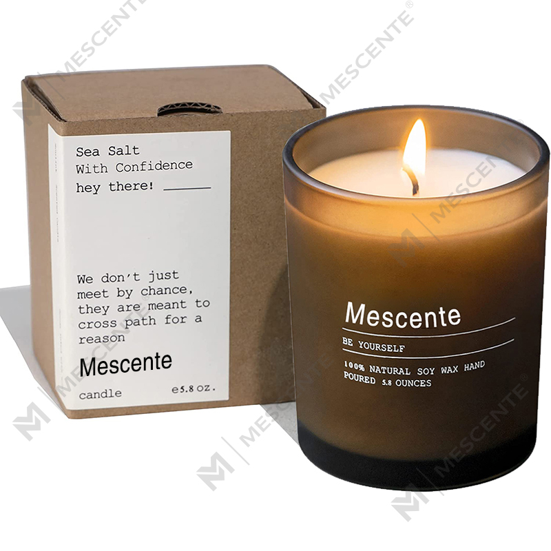 M&Scent 맞춤형 웨딩 장식 항아리 재스민 & 일랑 일랑 향초 라벨 포함 대량