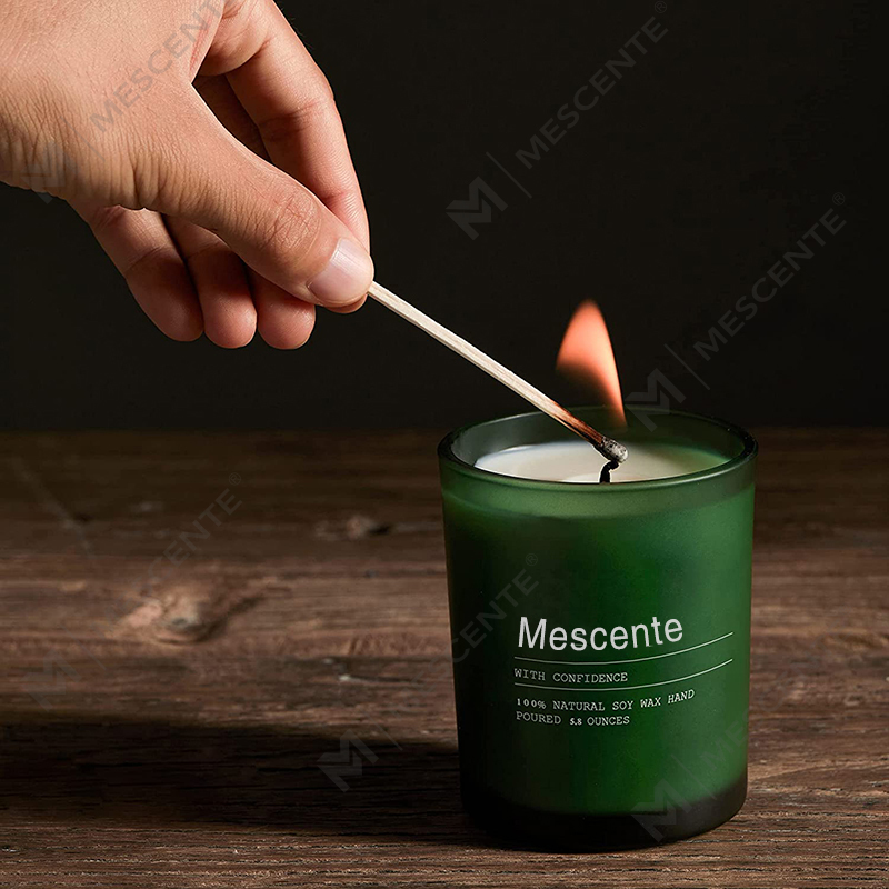 M&Scent 맞춤형 웨딩 장식 항아리 재스민 & 일랑 일랑 향초 라벨 포함 대량