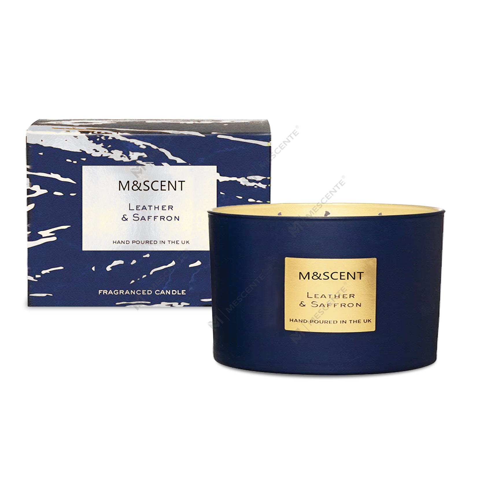 M&Scent 도매 장식 아로마테라피 3 심지 향기로운 코코넛 야자 양초 선물 세트