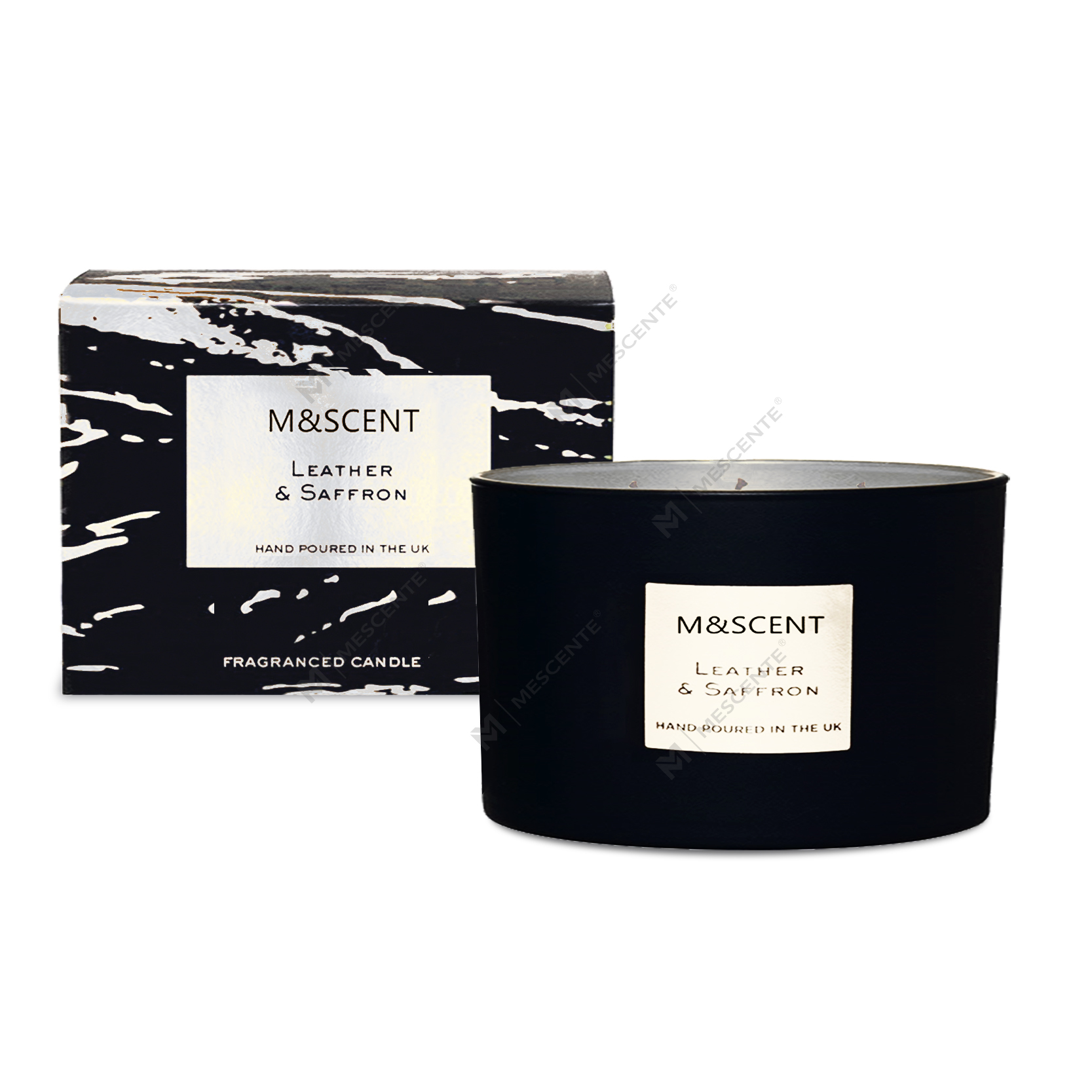 M&Scent 도매 장식 아로마테라피 3 심지 향기로운 코코넛 야자 양초 선물 세트