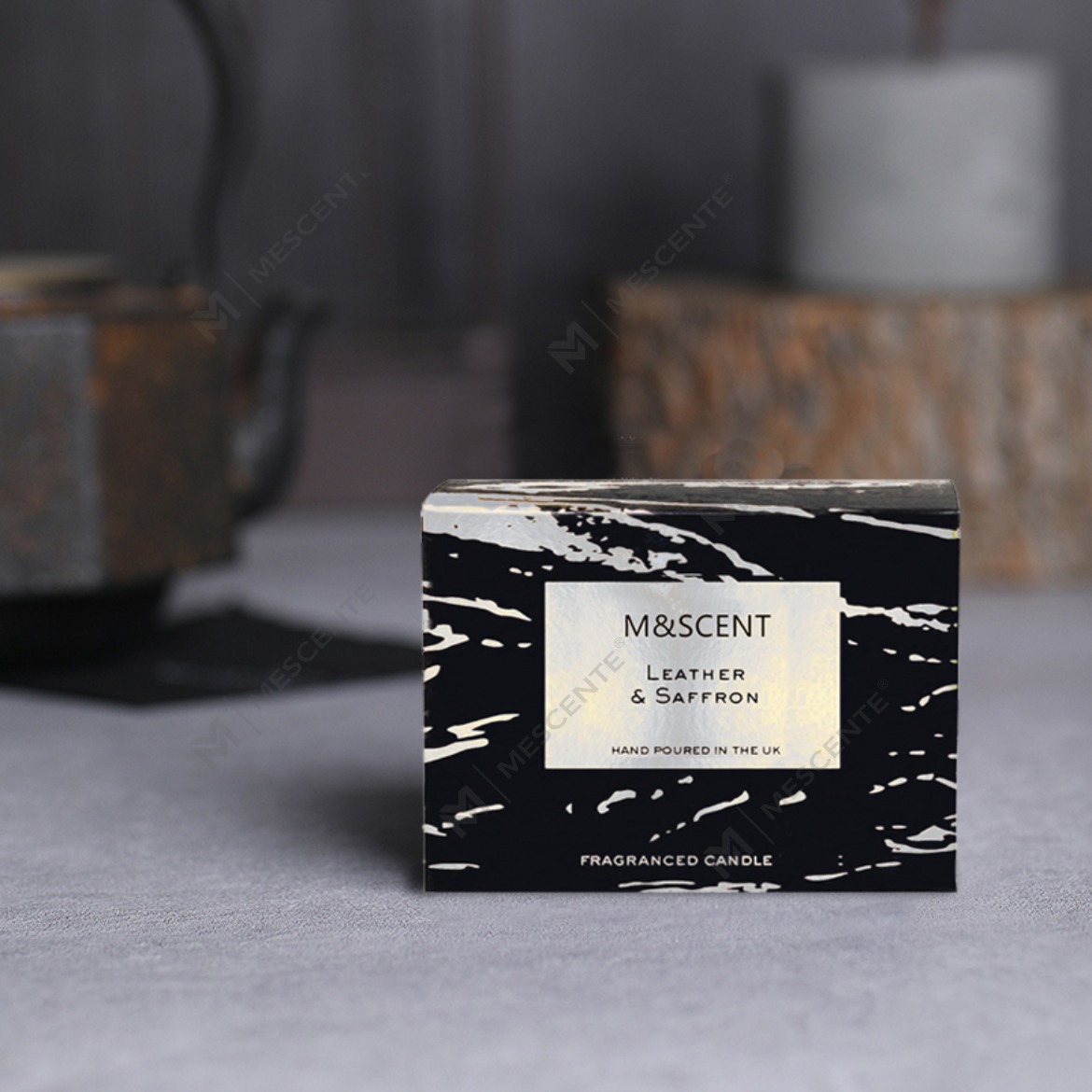 M&Scent 도매 장식 아로마테라피 3 심지 향기로운 코코넛 야자 양초 선물 세트