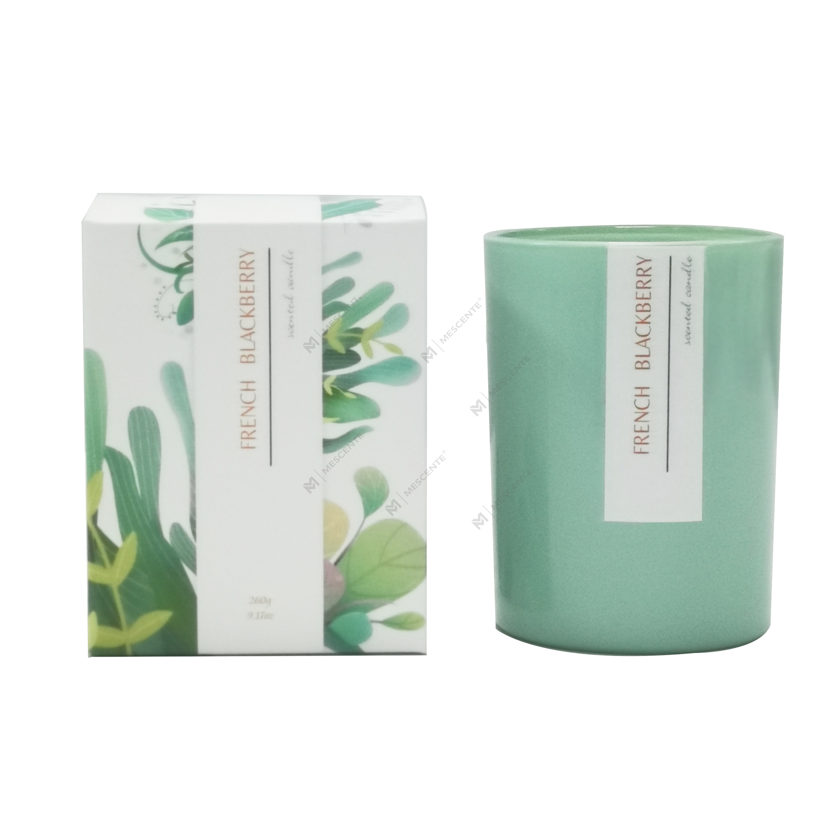 M&Scent 로고가 있는 맞춤형 개인 상표 코코넛 캔들 워머 향기로운 팜 캔들