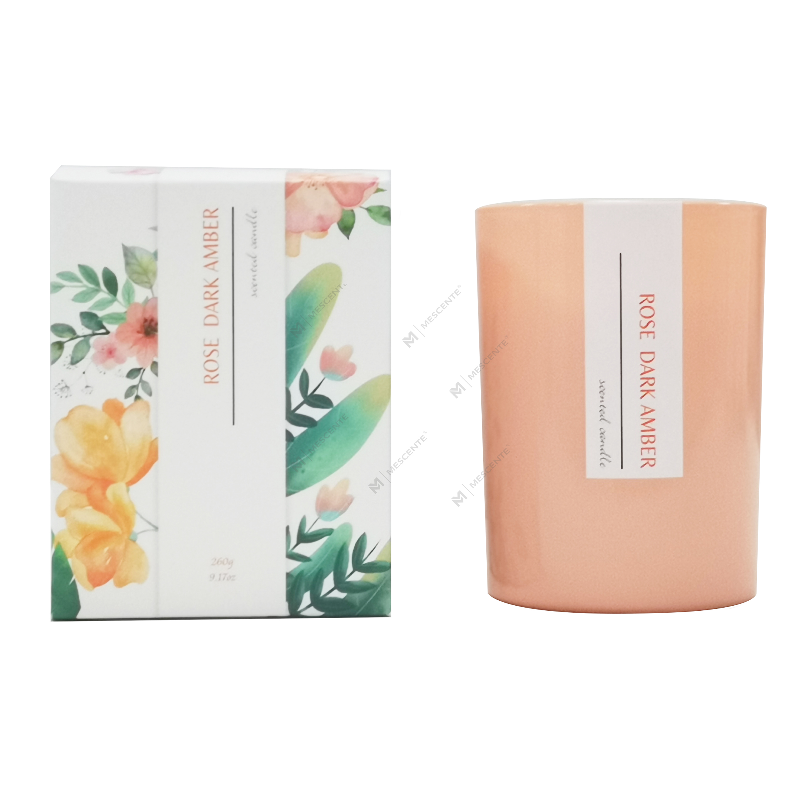 M&Scent 로고가 있는 맞춤형 개인 상표 코코넛 캔들 워머 향기로운 팜 캔들