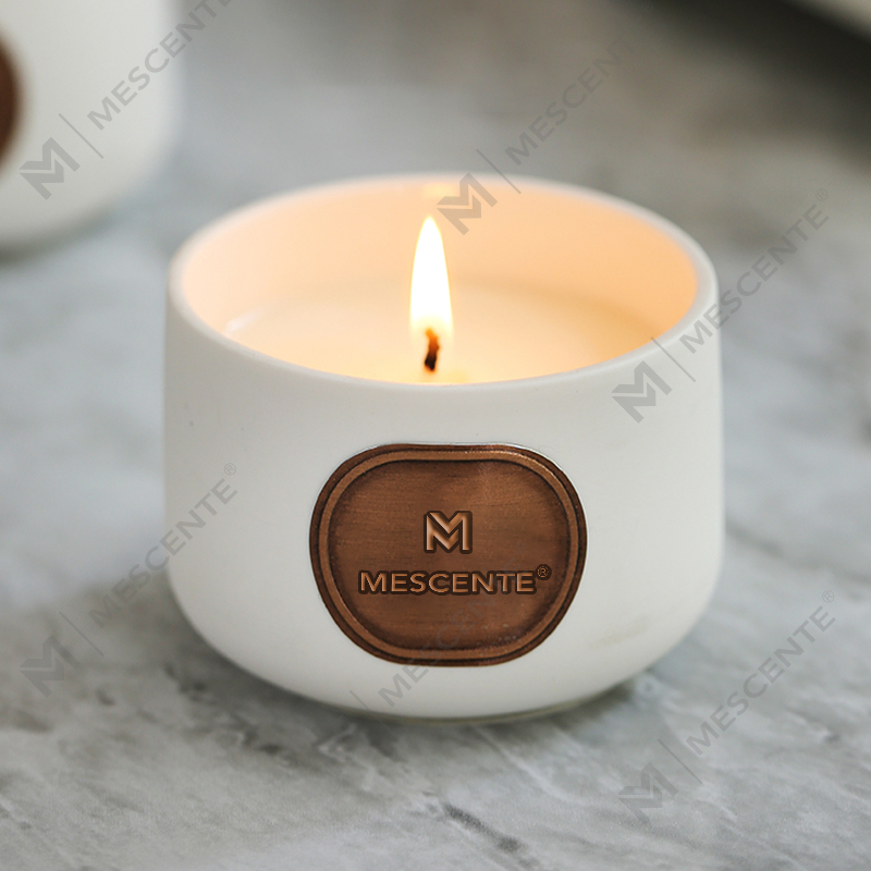 M&Scent 자사 상표 세라믹 맞춤형 향기 코코넛 왁스 캔들 선물 세트