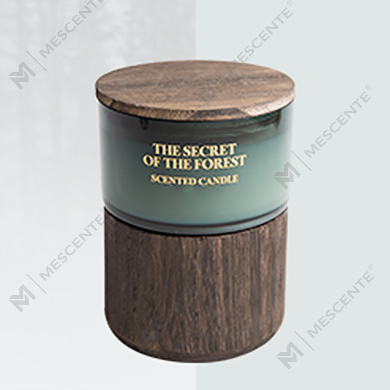 M&Scent 맞춤형 유리병 대량 주문 크리스탈이 포함된 향이 나는 소이 왁스 캔들