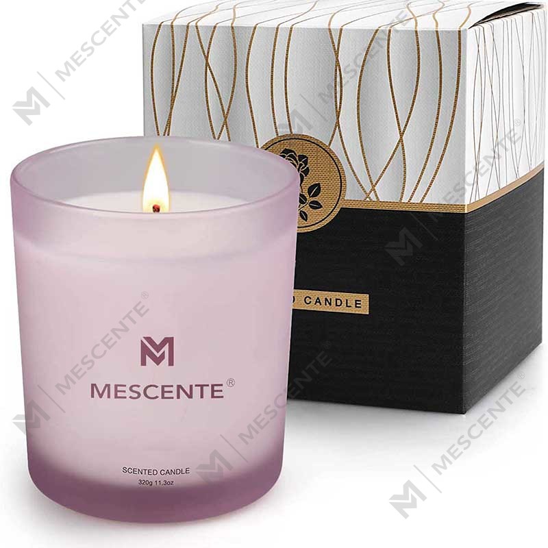 M&Scent 도매 맞춤형 럭셔리 베스트 셀러 개인 상표 심지 라벤더 소이 왁스 향초