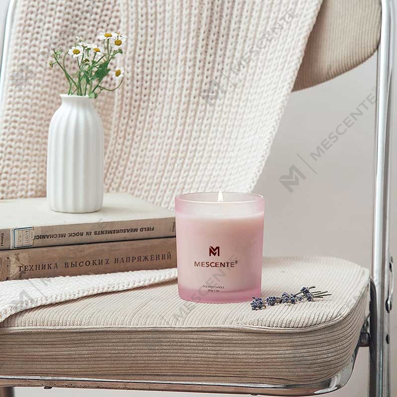 M&Scent 도매 맞춤형 럭셔리 베스트 셀러 개인 상표 심지 라벤더 소이 왁스 향초