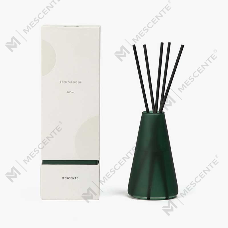 도매 Oem 200ml 럭셔리 상자 포장 등나무 스틱 홈 향수 아로마 리드 디퓨저 선물 세트