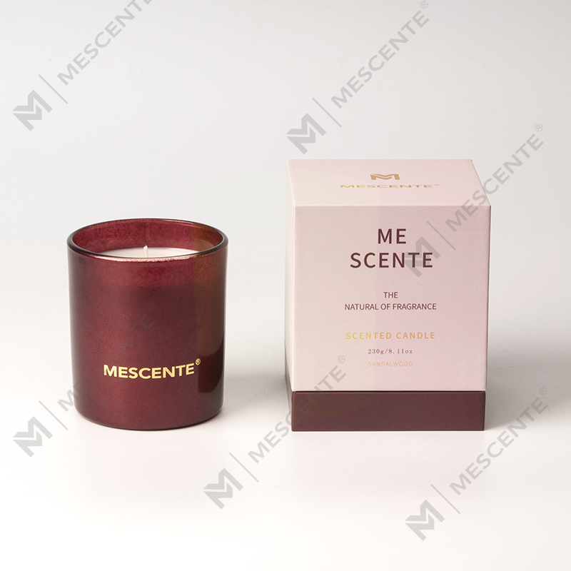 M&Scent 개인 상표 크리스마스 블랙 캔들 항아리 아로마테라피 향초 향기