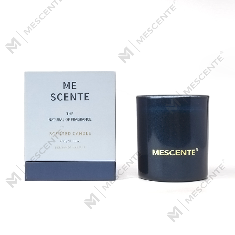 M&Scent 개인 상표 크리스마스 블랙 캔들 항아리 아로마테라피 향초 향기