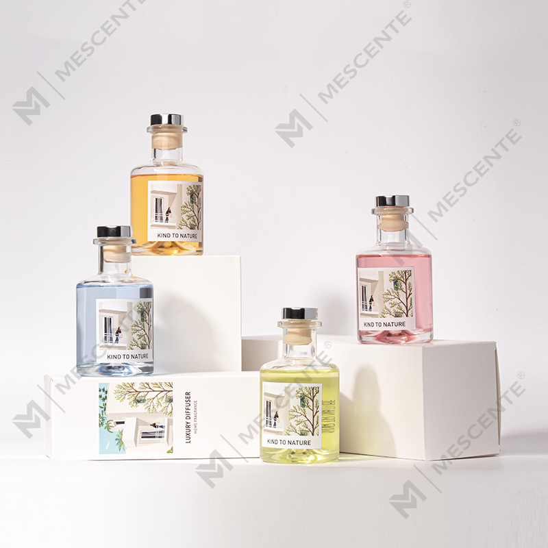 M&Scent 말린 꽃 선물 세트가 포함된 고급 장식 대형 병 에센셜 오일 리드 디퓨저