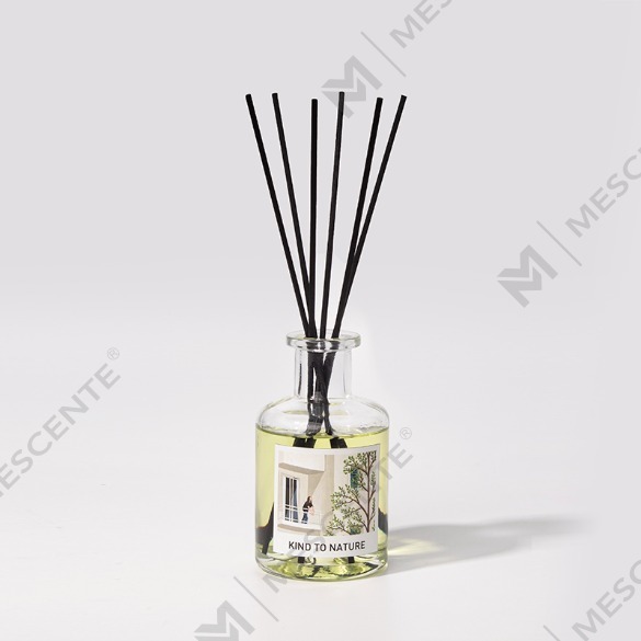 M&Scent Luxury 200ml 맞춤형 흰색 병 나무 스틱 리드 디퓨저(박스 포함)