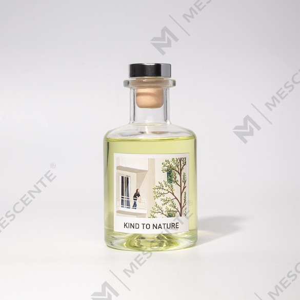 M&Scent Luxury 200ml 맞춤형 흰색 병 나무 스틱 리드 디퓨저(박스 포함)