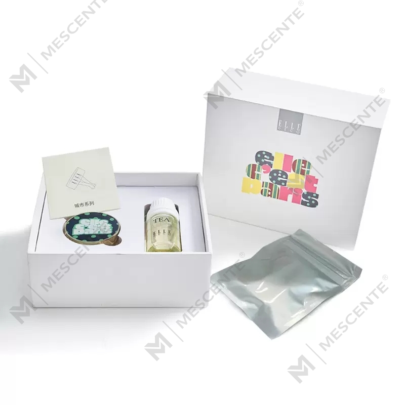 M&Scent 럭셔리 액체 향수 자동차 방향제 디퓨저(걸이형 클립 로켓 포함)