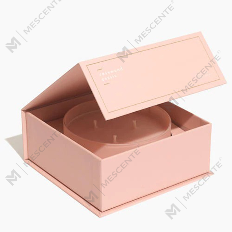 M&S 센트 나무 뚜껑이 있는 럭셔리 대형 심지 향초 3개