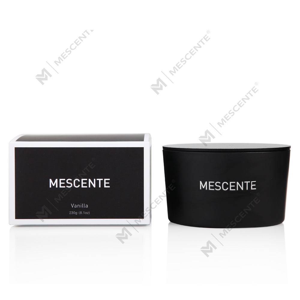 Mecente 도매 개인 상표 유리병 3 심지 100% 소이왁스 향초