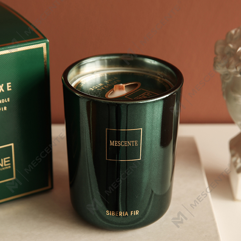 M&Scent 도매 맞춤형 고급 개인 상표 기둥 향기로운 간장 왁스 나무 심지 아로마 캔들