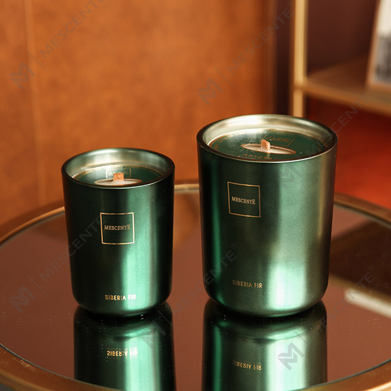 M&Scent 도매 맞춤형 고급 개인 상표 기둥 향기로운 간장 왁스 나무 심지 아로마 캔들