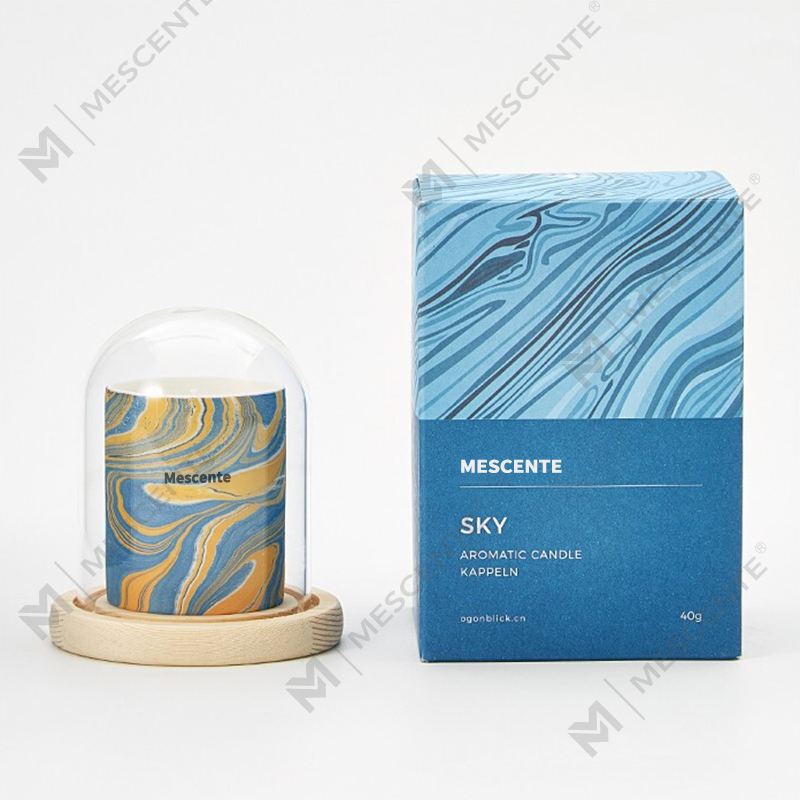 M&Scent 도매 저렴한 맞춤형 고급 개인 상표 기둥 향기로운 간장 왁스 나무 심지 아로마 캔들