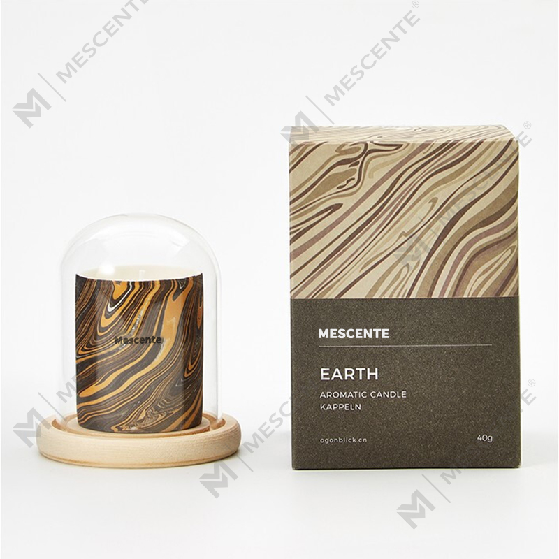 M&Scent 도매 저렴한 맞춤형 고급 개인 상표 기둥 향기로운 간장 왁스 나무 심지 아로마 캔들