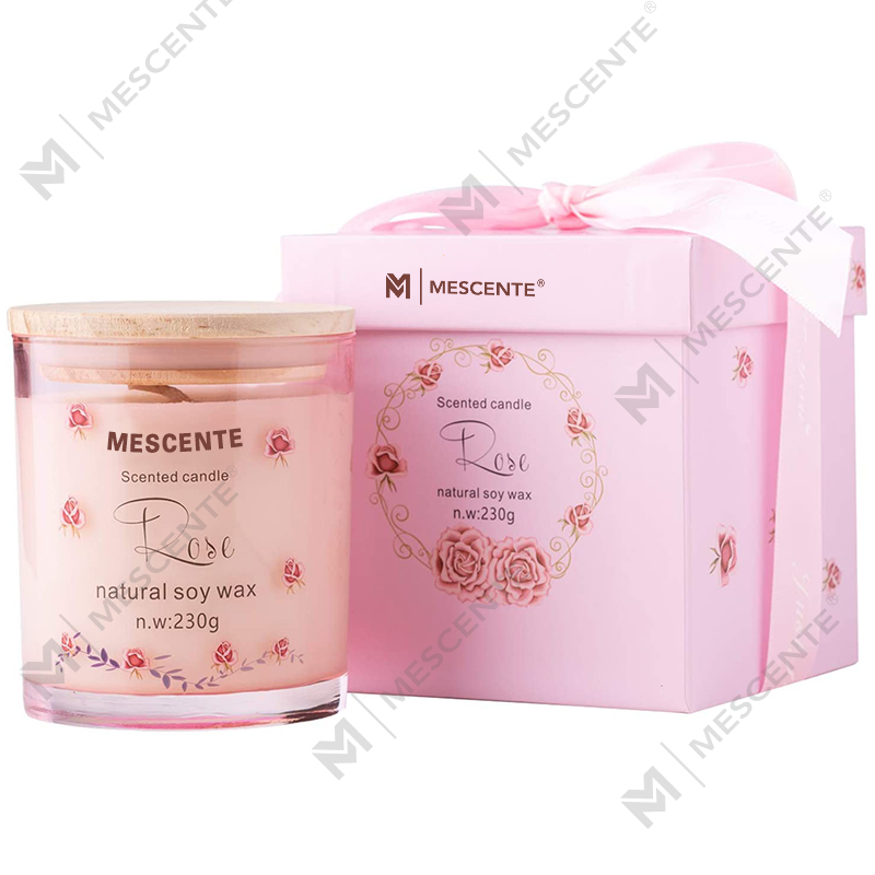 M&Scent 수제 럭셔리 유리 홀더 크리스털이 있는 영적 도자기 기둥 바닐라 향기로운 양초