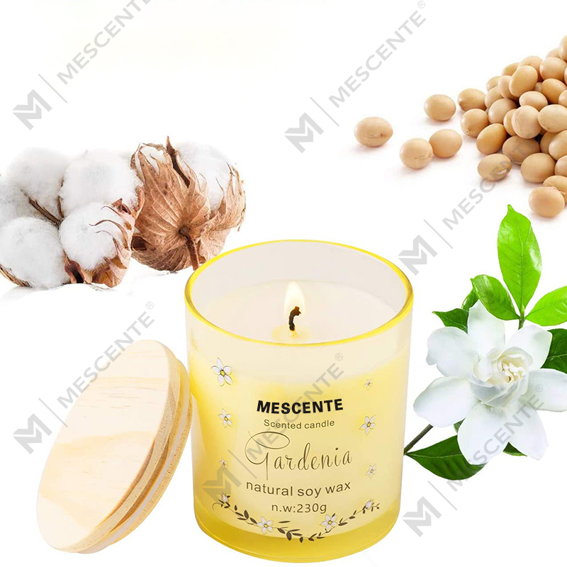 M&Scent 수제 럭셔리 유리 홀더 크리스털이 있는 영적 도자기 기둥 바닐라 향기로운 양초