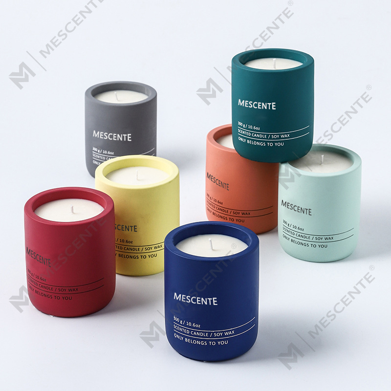 M&Scent 맞춤형 장식 럭셔리 마사지 개인 상표 크리스탈 세라믹 Woodwick 향기로운 간장 왁스 양초