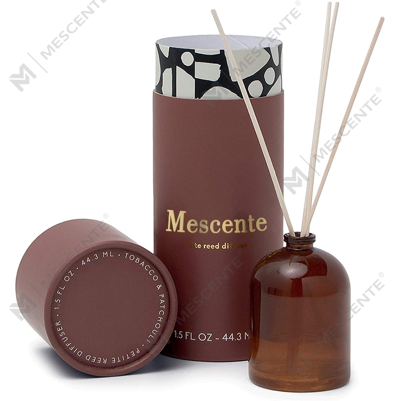 M&Scent 럭셔리 맞춤형 대형 로즈 골드 유리병 꽃 개인 라벨 선물 상자가 있는 액체 리드 디퓨저