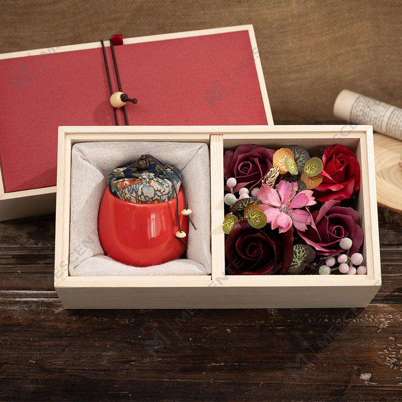 M&Scent 럭셔리 장식 대량 주문 세라믹 기둥 아로마테라피 파라핀 양초