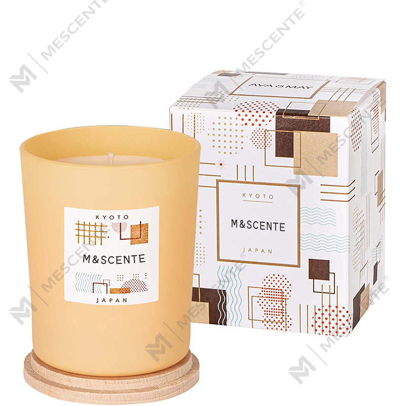 M&Scent 맞춤형 개인 상표로 제작된 컬러 향이 나는 소이왁스 시크한 양초
