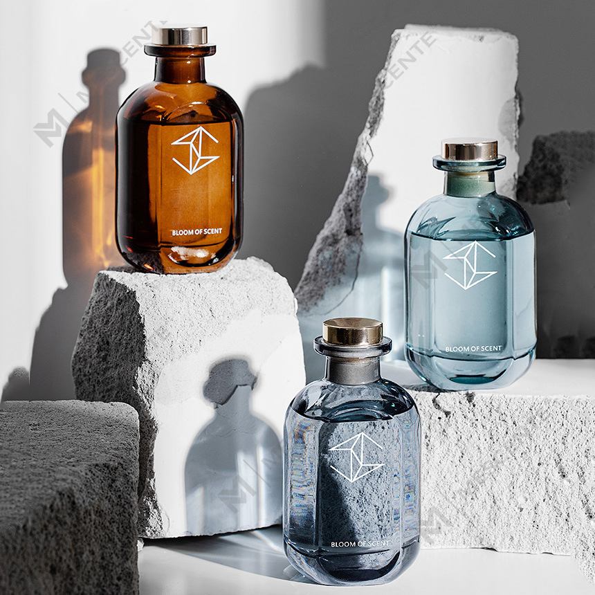 M&Scent 500ml 크리스마스 크리스탈 리드 디퓨저 선물 세트, 가정용 리드 디퓨저