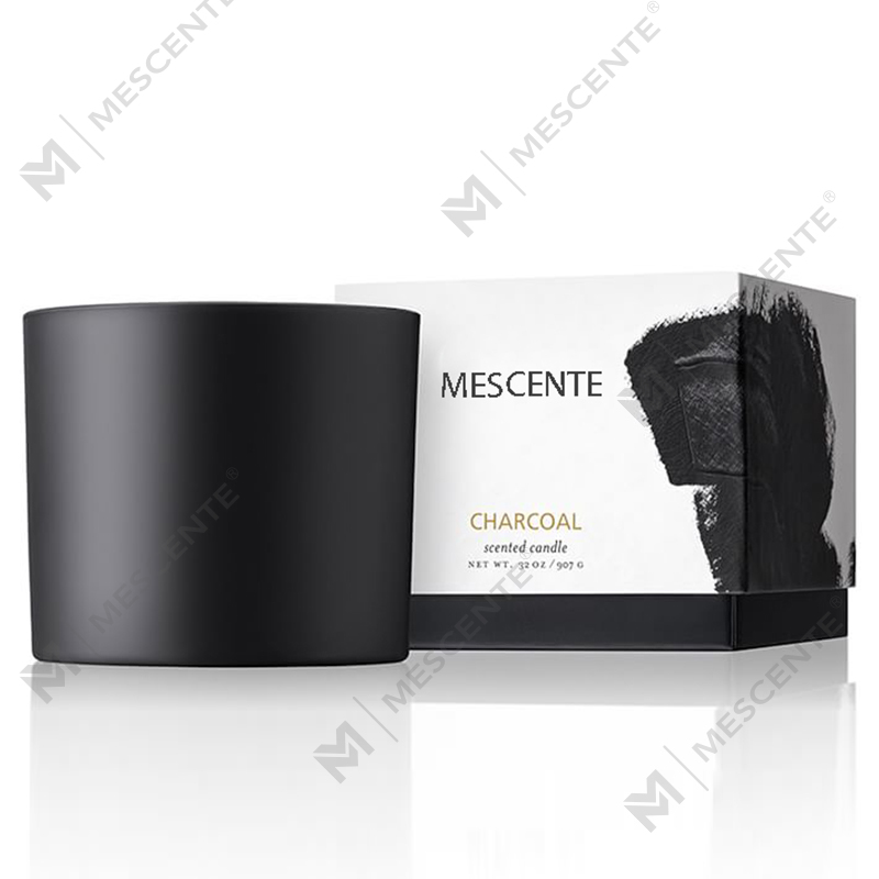 M&SCENT 천연 크리스마스 널리 사용되는 유리병 향초 왁스 캔들(접이식 상자 포함)